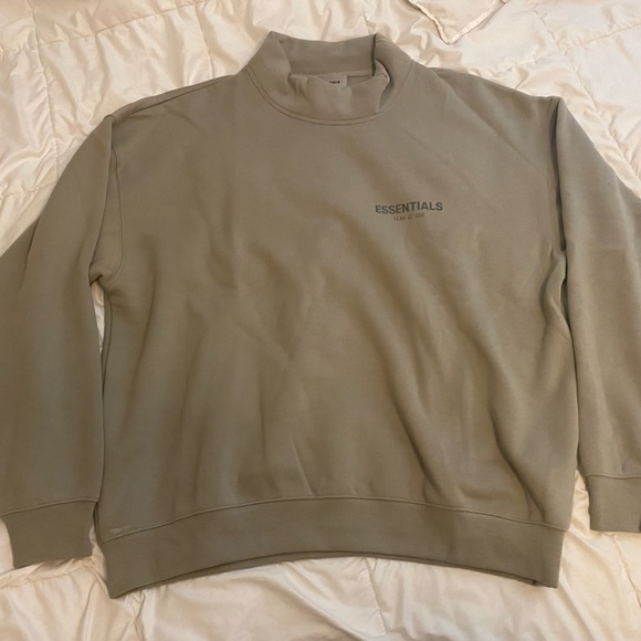 Essentials Fear of God PullOver Pistachio MockNeck - Picture 4 of 6